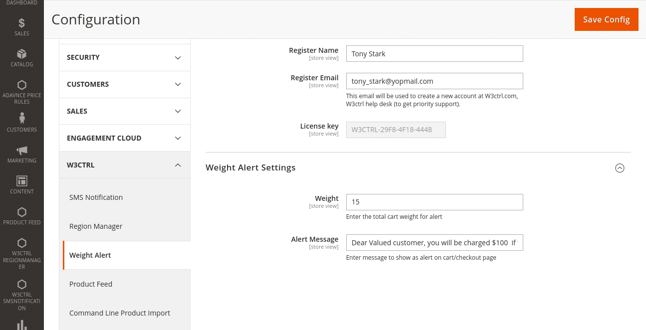 Cart Weight Alert Magento 2 Extension - Image 2